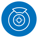 Disk brake icon