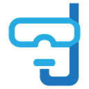 Diving mask icon