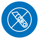 Do not cut icon