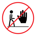 Do not enter sign icon