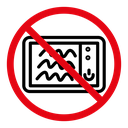 Do not microwave icon