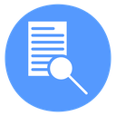 Document Magnifying Glass icon