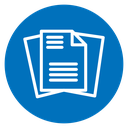 Document papers pile icon