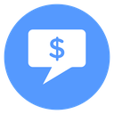 Dollar Speech Bubble icon