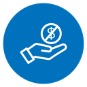 Donation Money Hand icon