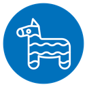 Donkey pinata icon