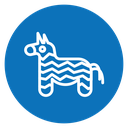 Donkey pinata icon