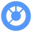 Donut Chart Color Filled icon
