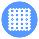 Dotted Square Cracker icon