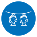 Dried fish icon