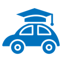 Driving school icon