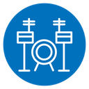 Drum set icon