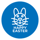 Easter bunny icon