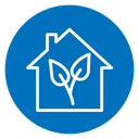 Eco house icon