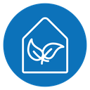 Eco house icon