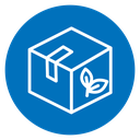 Eco packaging icon