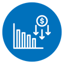 Economy crisis icon