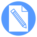 Edit Button Color Filled icon