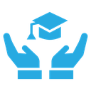 Education Insurance Hands Cap icon