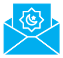 Eid mubarak envelope icon