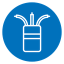 Electric cable icon