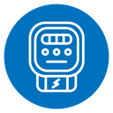 Electric meter icon