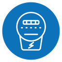 Electric meter icon