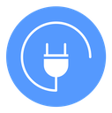 Electric plug icon