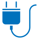 Electric plug icon