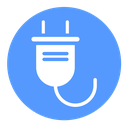 Electrical plug icon