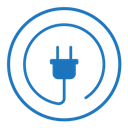Electrical plug icon