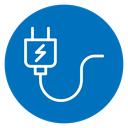 Electrical plug icon