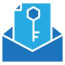 Email security key icon
