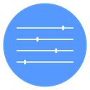 Equalizer Slider Bars icon
