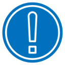 Exclamation button icon