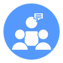 Expert Opinion Speech Bubble Color Filled icon