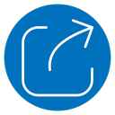 Export Share Color Filled icon