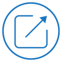 External link Color Filled icon