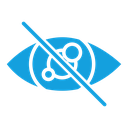 Eye crossed icon