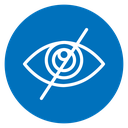 Eye crossed 2 icon