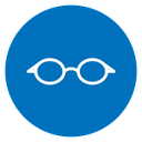 Eye glasses icon