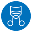 Eyelash curler icon