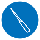Eyeliner brush icon