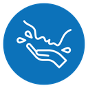 Face washing icon