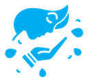 Face washing icon