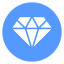 Faceted Diamond Gem icon