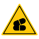 Falling Objects Warning icon