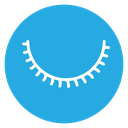 False eyelashes icon