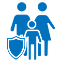 Family insurance icon