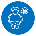 Fat man icon